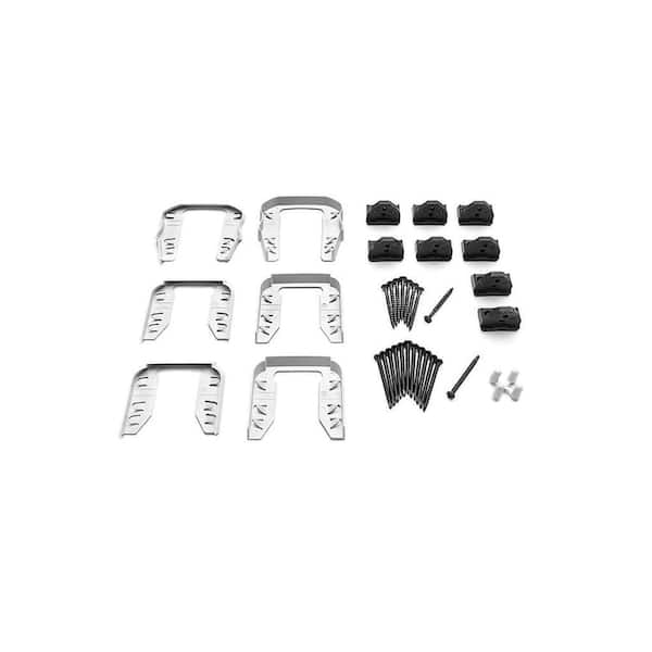 Trex White Mounting Hardware for Cut Rails-Stair-Classic