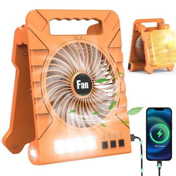 Camping Tent Travel Fan For Sleeping Camping Fan Rechargeable