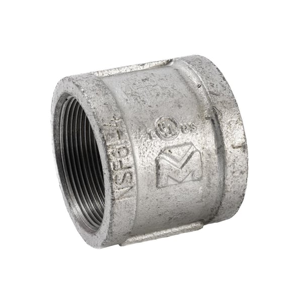 Southland 2 in. Galvanized Malleable Iron FPT x FPT Coupling Fitting