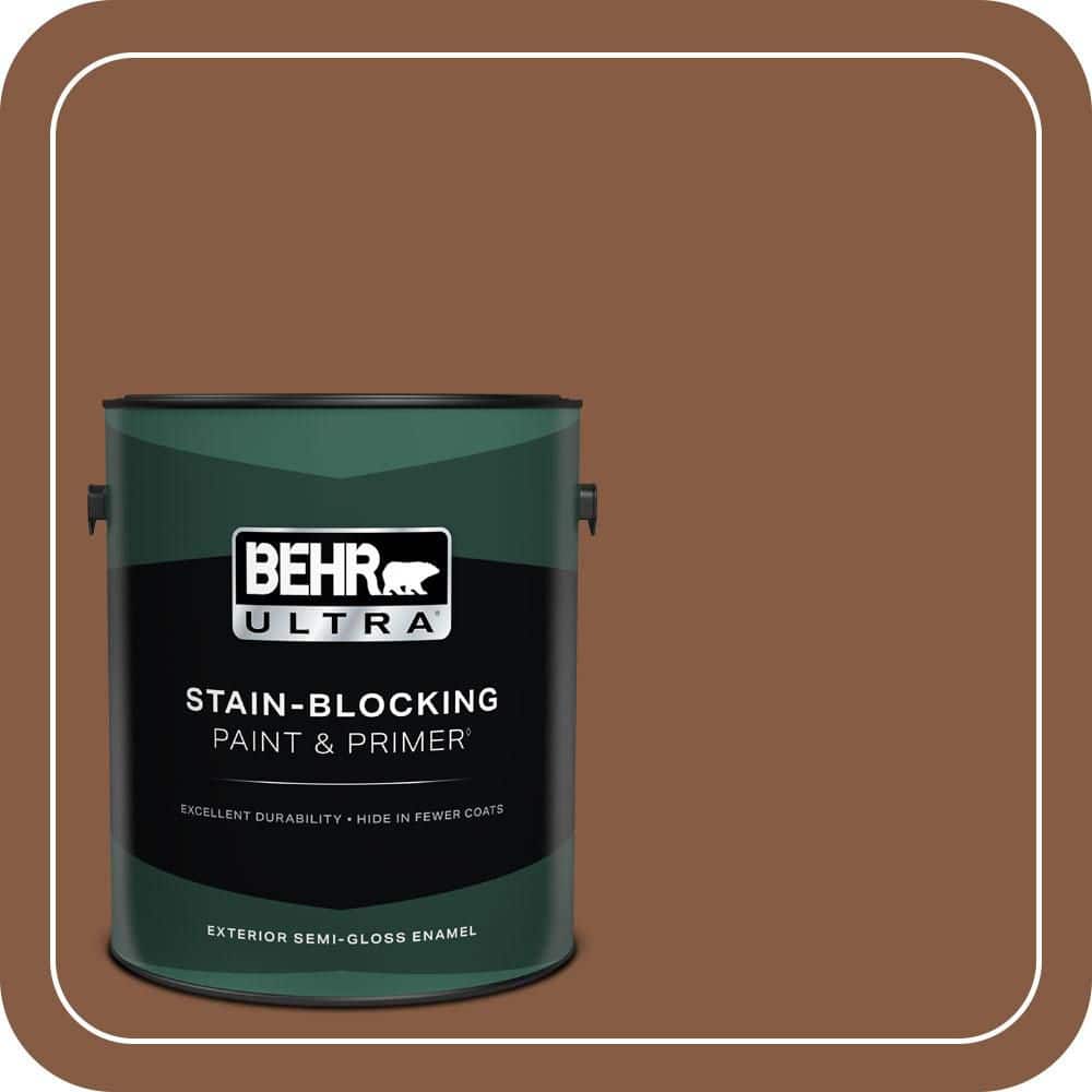 1 gal. #ICC-80 Cinnamon Spice Semi-Gloss Enamel Exterior Paint & Primer price history on PriceWatchPro
