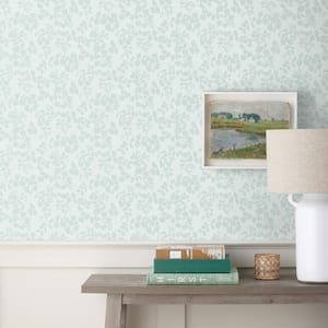Leaf Willow Green Peel and Stick Wallpaper Panel (covers 26 sq. ft.)