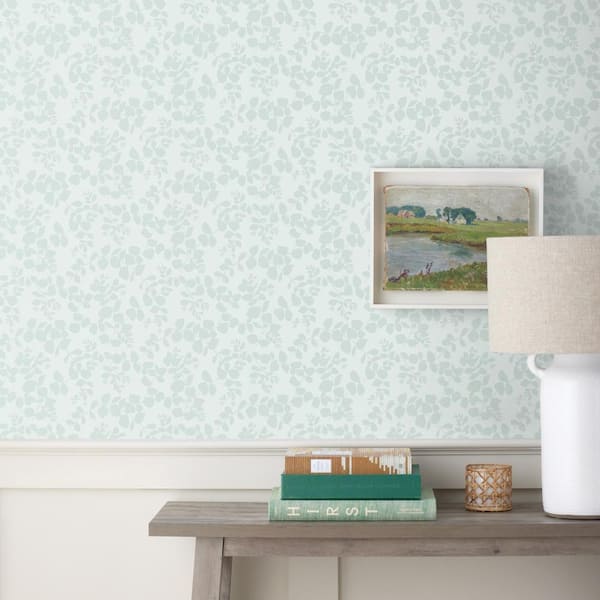 The Company Store Leaf Willow Green Peel and Stick Wallpaper Panel (covers 26 sq. ft.)