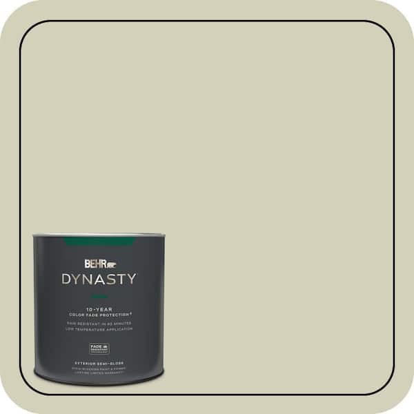 BEHR DYNASTY 1 qt. #ECC-38-1 Pale Sagebrush Semi-Gloss Enamel Exterior Stain-Blocking Paint & Primer