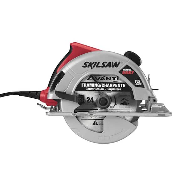 Skil 15 Amp Corded Electric 7-1/4 in. Circular Saw with 24-Tooth Blade