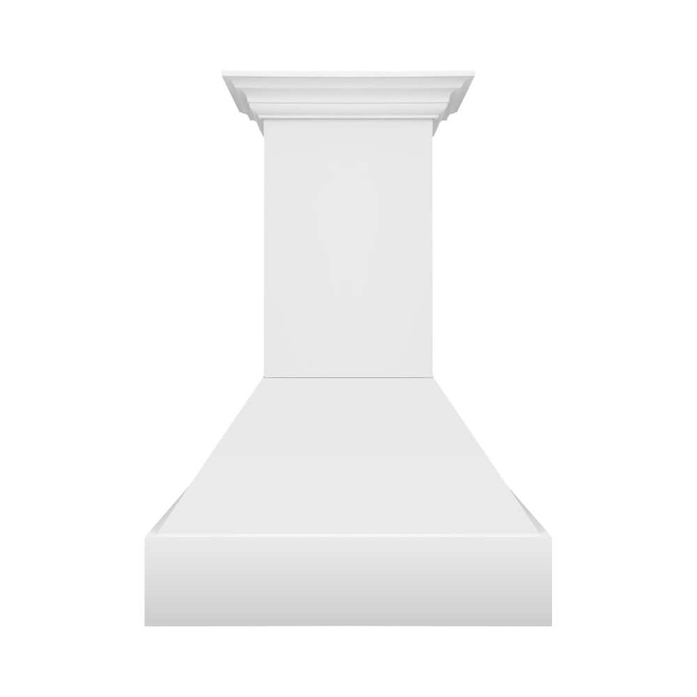 30 in. Wooden Wall Mount Ducted Vent Range Hood in Rustic Bright White Finish price history on PriceWatchPro