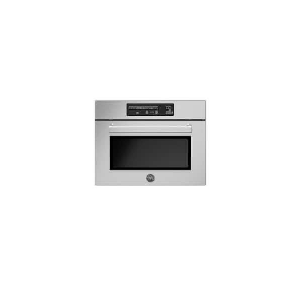 Bertazzoni Professional 24 in. Single Electric Convection Wall Oven and Microwave Combo in Stainless Steel