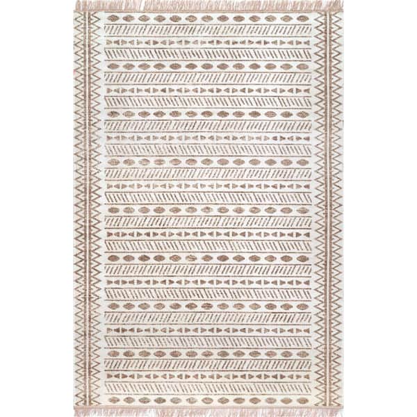 Nuloom Angie Tribal Beige 5 Ft X 8, North African Tribal Rugs