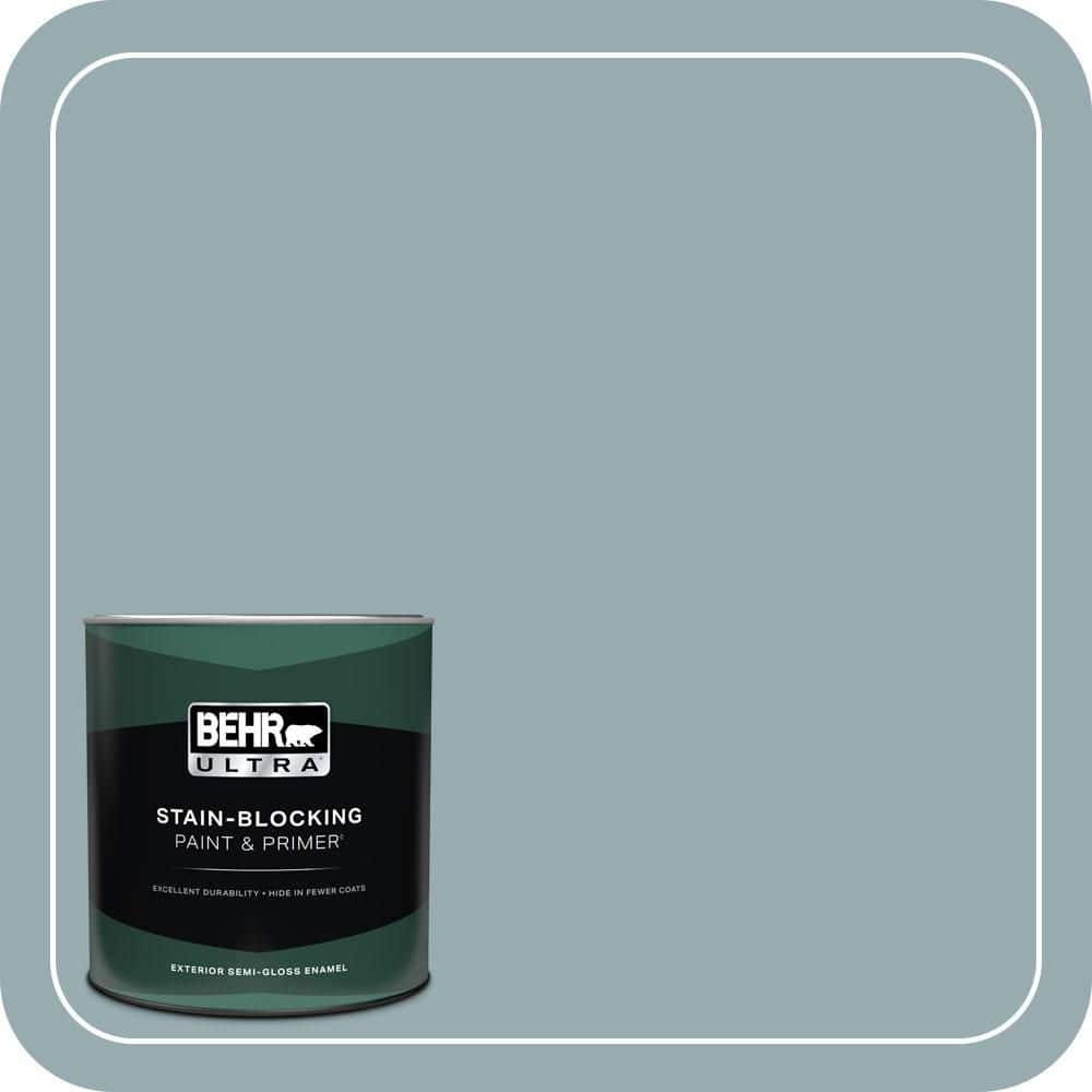 1 qt. #BXC-28 Bucolic Blue Semi-Gloss Enamel Exterior Paint & Primer price history on PriceWatchPro