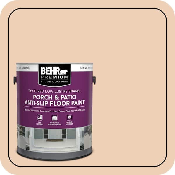 BEHR PREMIUM 1 gal. #260E-2 Clamshell Textured Low-Lustre Enamel ...