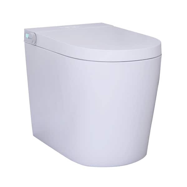 JimsMaison Elongated Smart Bidet Toilet with Instant Seat Heating, Night Light, and Auto Flushing