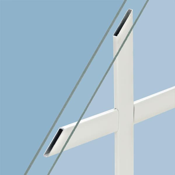 48 in. x 60 in. V-2500 Series Bronze FiniShield Vinyl Left-Handed Sliding Window with Colonial Grids/Grilles