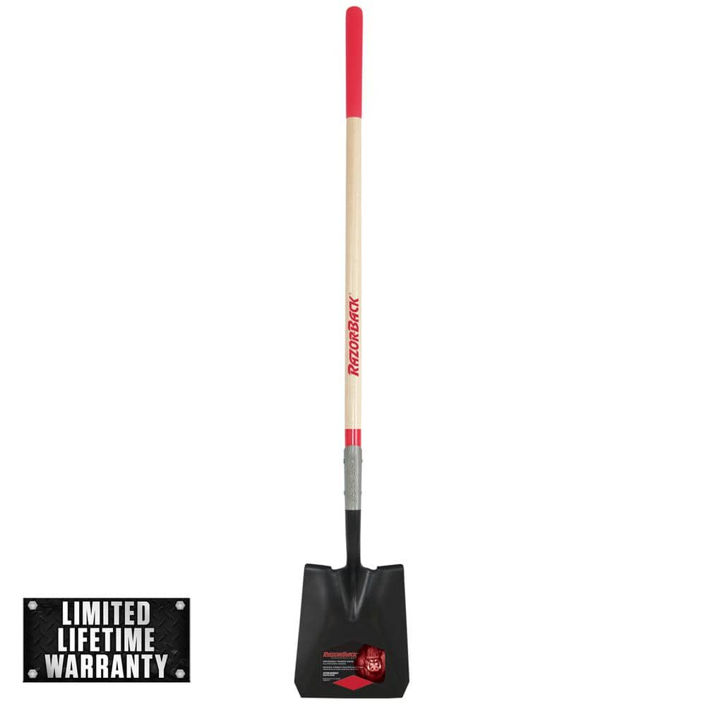 UPC 049206634077 product image for 48 in. Wood Handle Square Point Shovel | upcitemdb.com