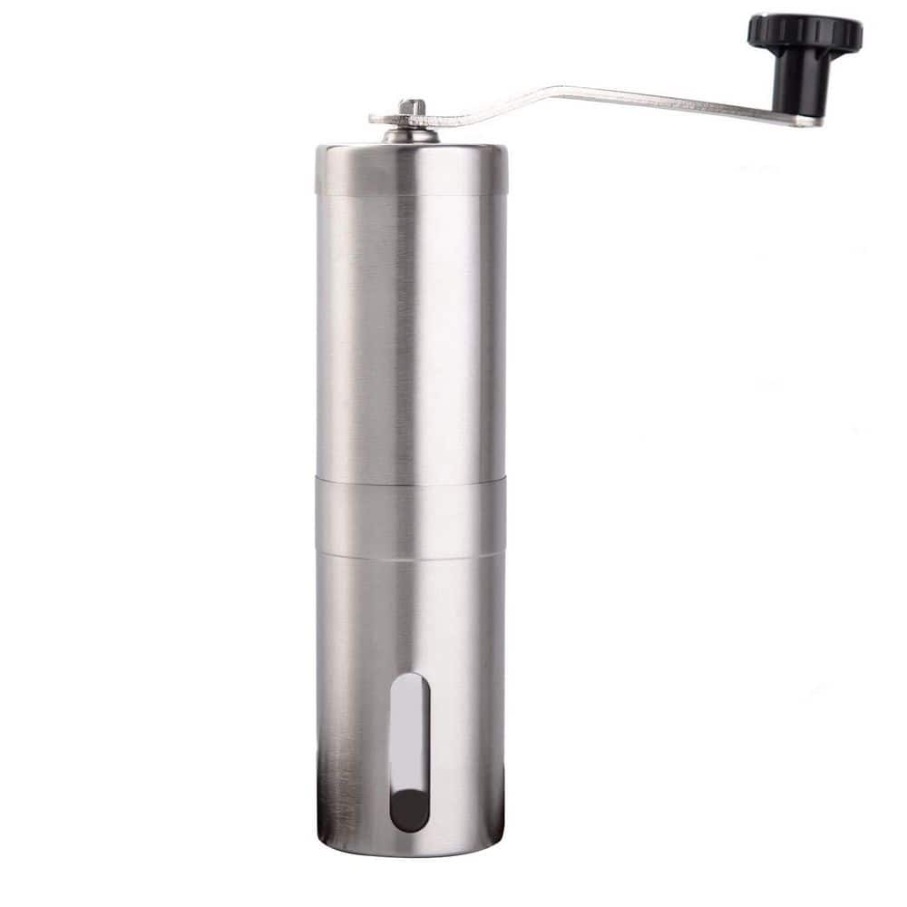 Manual Coffee Grinder Stainless Steel Hand Mill Ceramic Burr Adjustable Coarseness for Espresso French Press Drip - Thumbnail 4