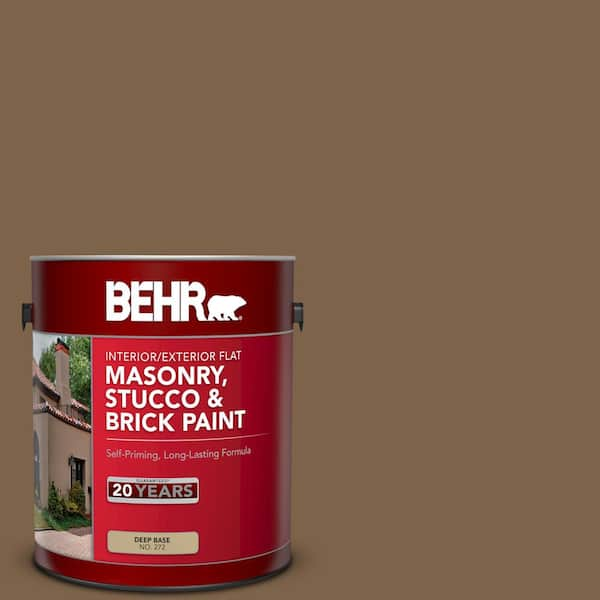 BEHR 1 gal. #PPU4-19 Arts and Crafts Flat Interior/Exterior Masonry ...