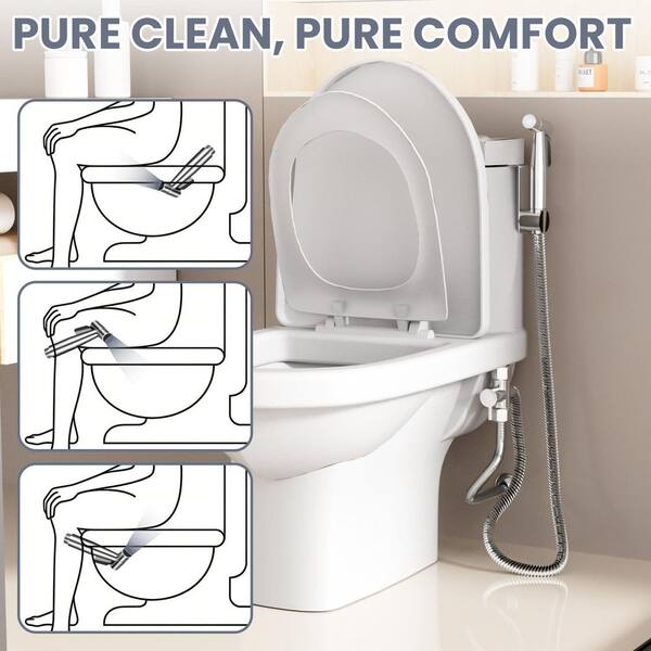Bona Bidet BB FA1 Faucet Attachment & Bidet Sprayer – Multi-Purpose Handheld Bidet For Toilet, Sink, Pet Cleaning & More (North American Standards)