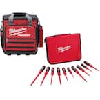 10-Piece 1000-Volt Insulated Screwdriver Set and Case with 11 in. PACKOUT Tech Tool Bag