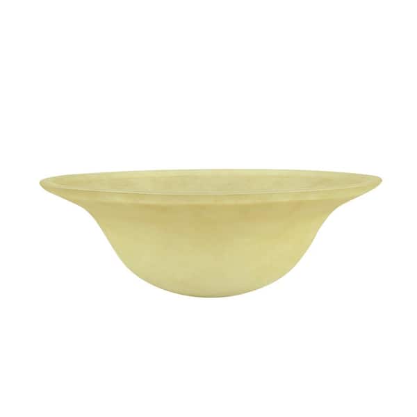 5-1/2 in. Frosted Torchiere Replacement Glass Shade