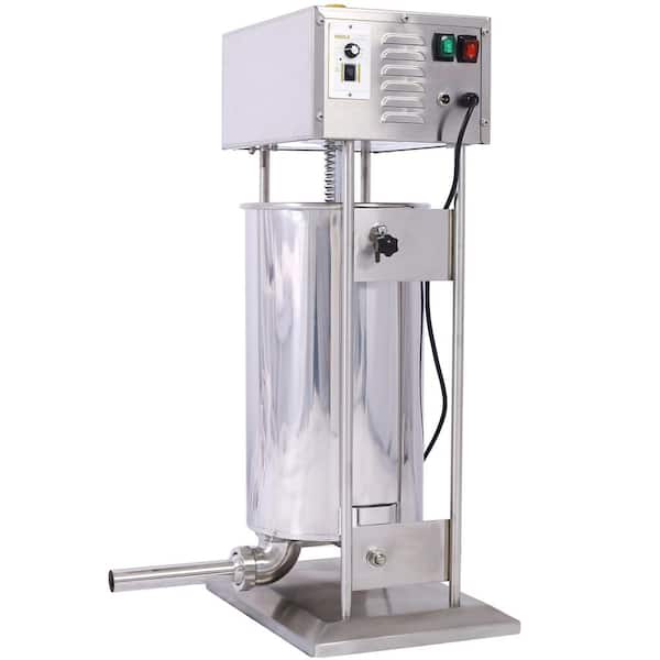 15L Electric Sausage Filler, Sausage Maker Stainless Steel Sausage Stuffer 24.3LB 110-Volts 120-Watts