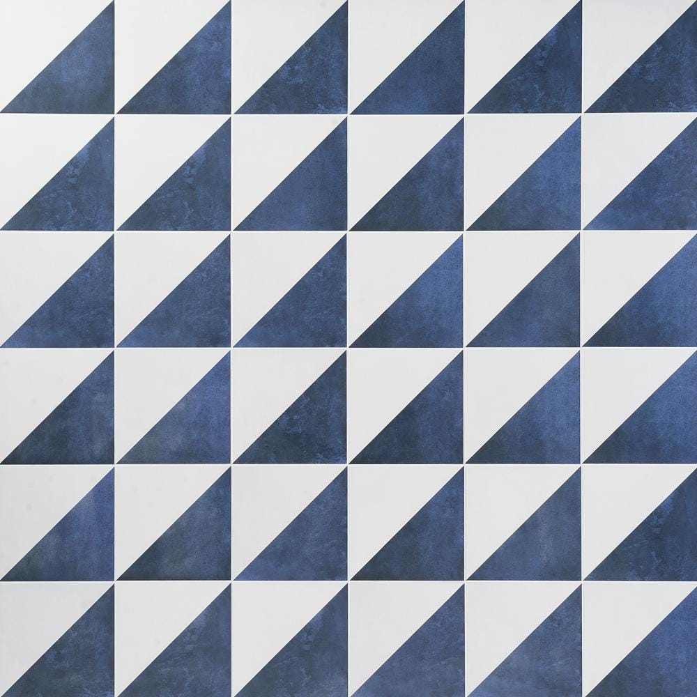 Elizabeth Sutton Cameo Dos Blue 7.87 in. x 7.87 in. Matte Porcelain Floor and Wall Tile (10.76 sq. ft./Case) price history on PriceWatchPro