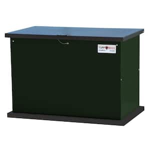 TuffBoxx Series 137 Gal. Green Galvanized Metal Bear-Proof Storage Container in Green