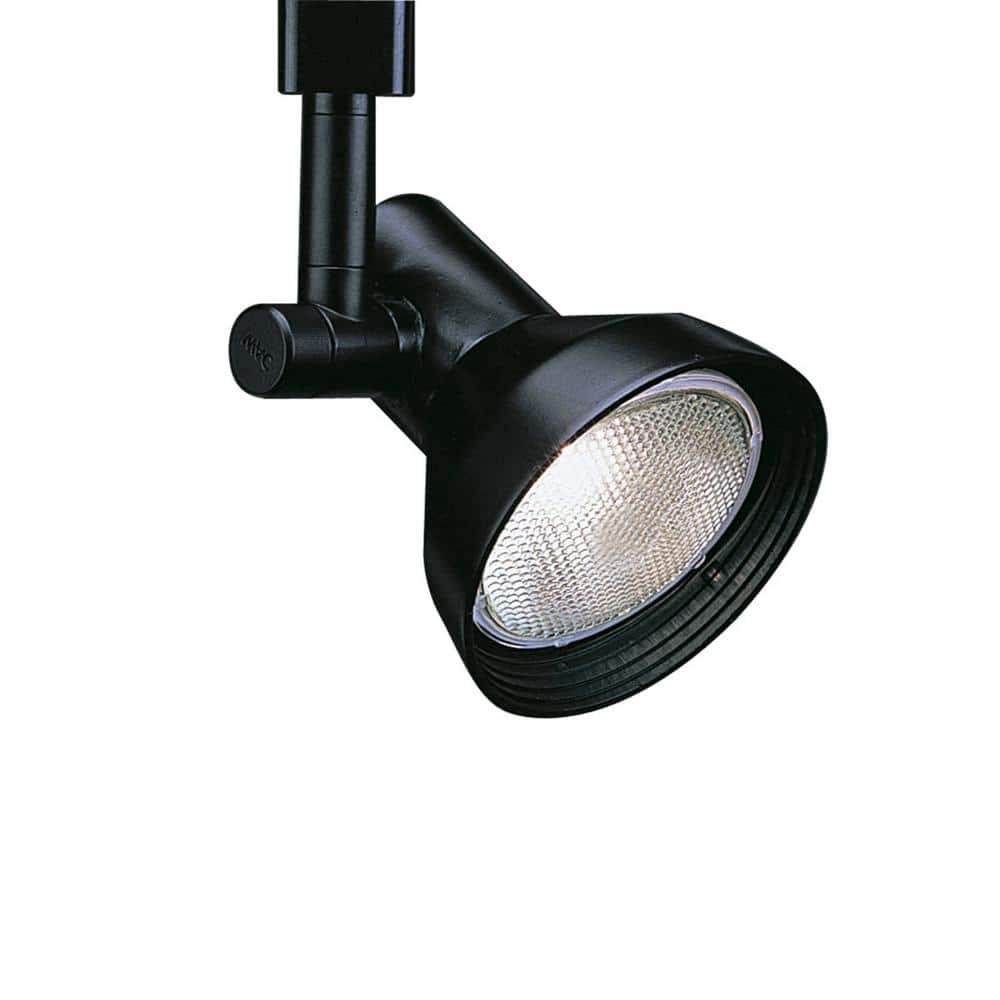 Sleek Minimalist Black Line Voltage Track Head 5" Fixture