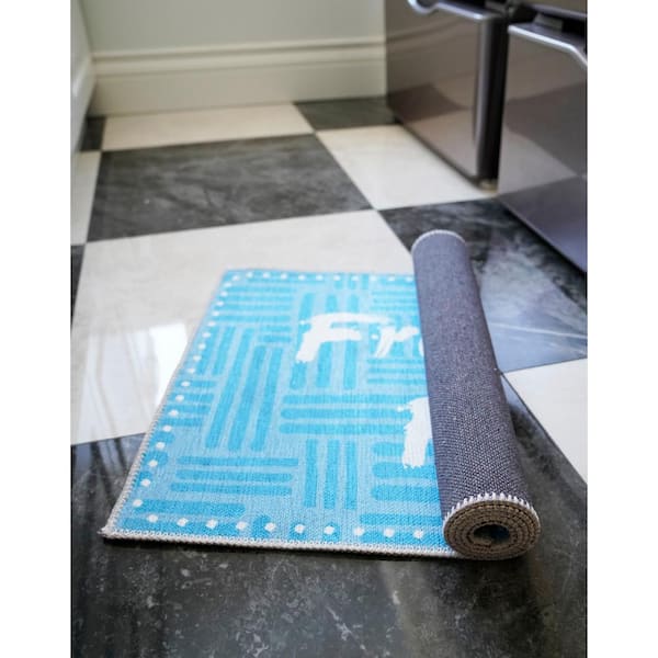 Ft Runner Rug Lupr 24x56 Tumb, Laundry Room Rugs With Rubber Backing