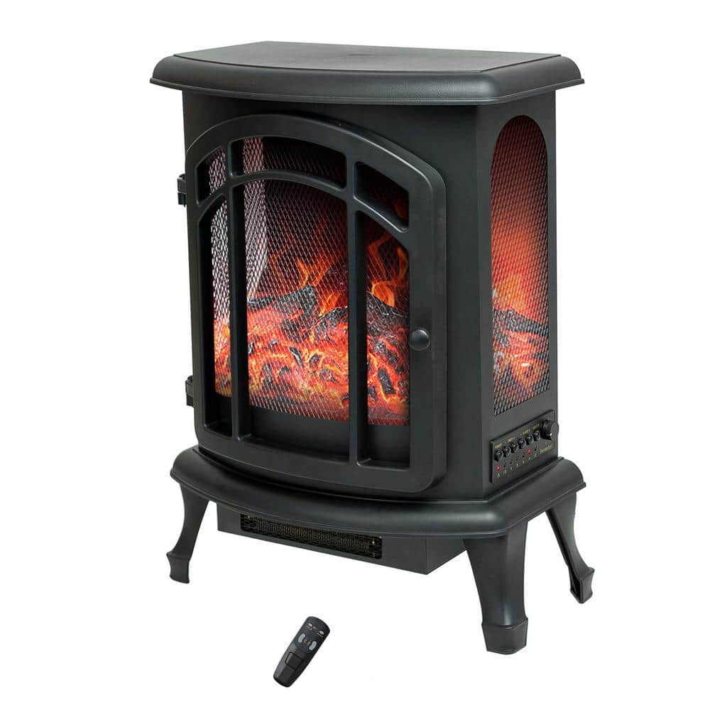 black-freestanding-electric-