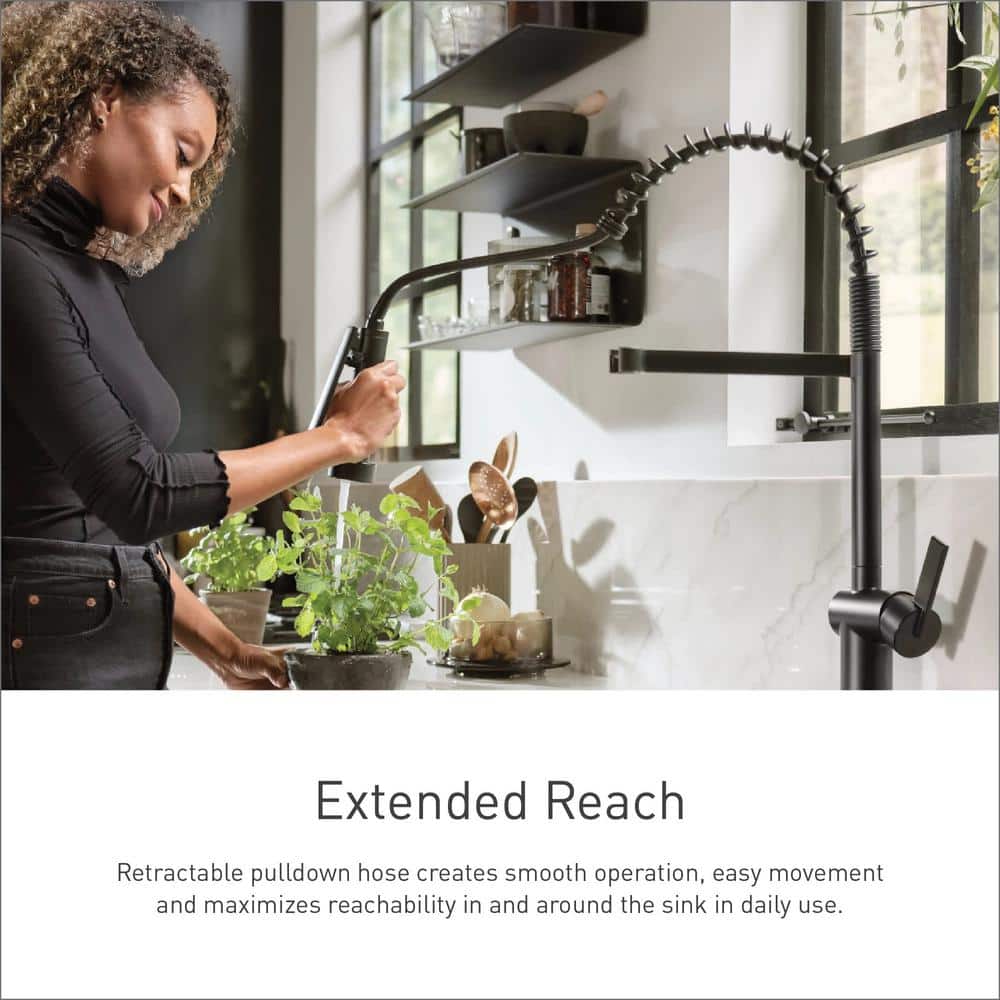 Chrome Touchless Pull-Down Kitchen Faucet with Spray