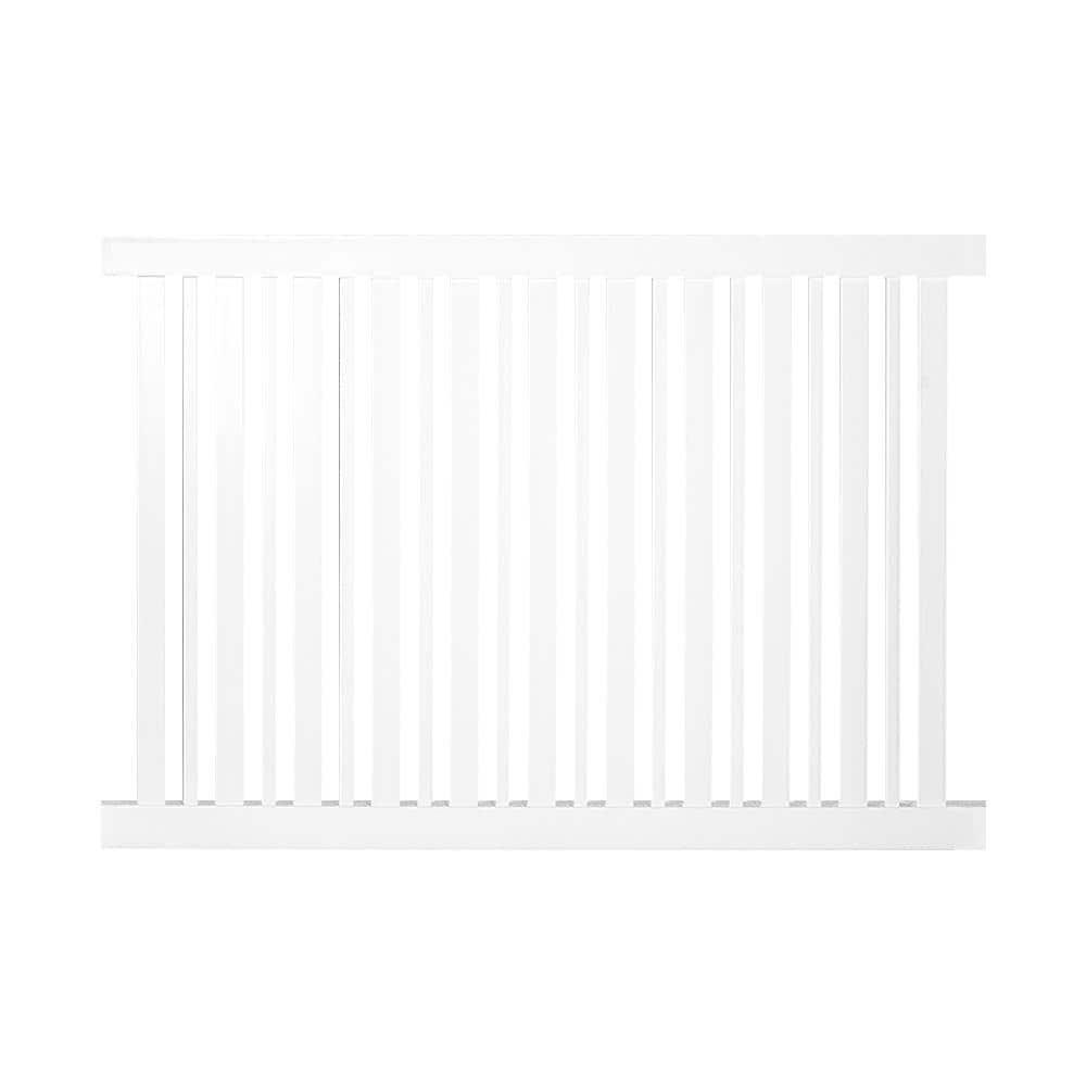 Sarasota 4 ft. H x 6 ft. W White Vinyl Pool Fence Panel price history on PriceWatchPro