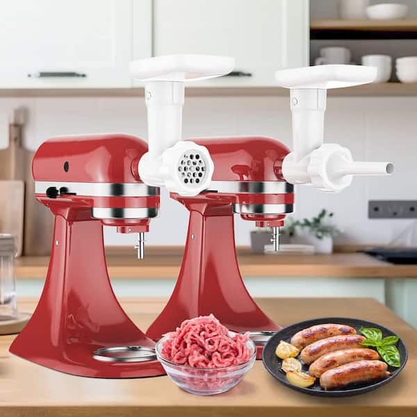 Stainless Steel Food Grinder and Fruit Vegetable Strainer Attachment Kit for Kitchenaid Stand Mixer Set