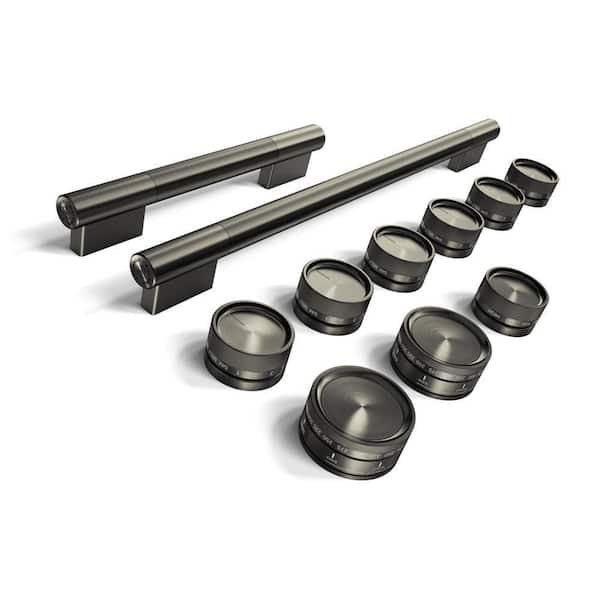 Black Ore Commercial-Style Induction Range Handle and Knob Hardware Accessory Kit 1-pack