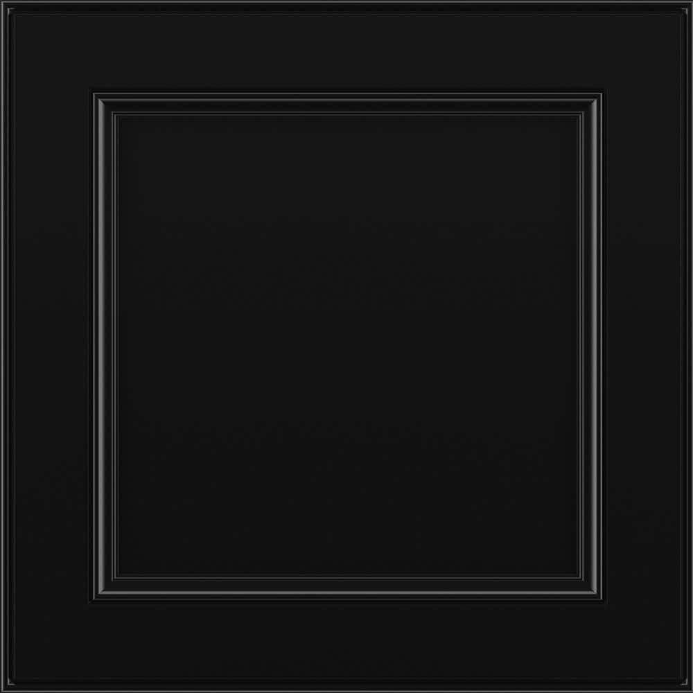 MacArthur 11 9/16-in. W x 3/4-in. D x 11 1/2-in. H in Painted Black Cabinet Door Sample price history on PriceWatchPro