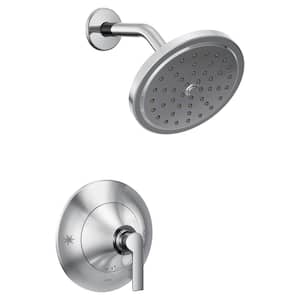 Doux 1-Handle Posi-Temp Shower Faucet Trim Kit in Chrome (Valve Not Included)