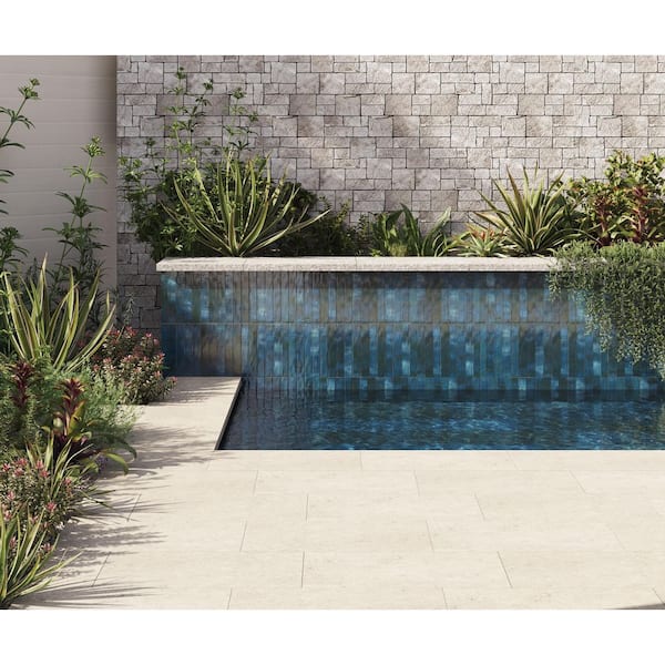 Poetry Stone 24 in. x 36 in. Matte Porcelain Paver in Ivory (5.81 sq. ft./Case)