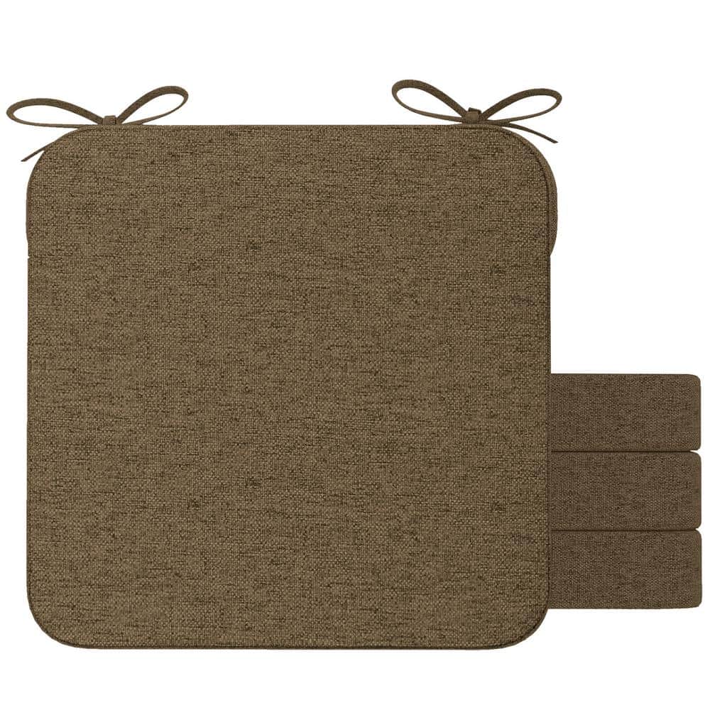 16 x 16 x 2 Square Indoor Chair Cushions with Removable Cover for Ki