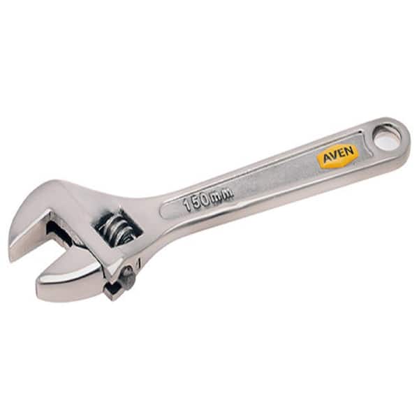 Aven 6 in. Adjustable Stainless Steel Wrench