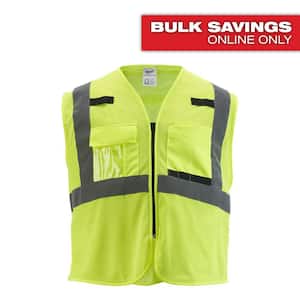 Milwaukee Large/X-Large Yellow Class 2 Mesh High Visibility Safety