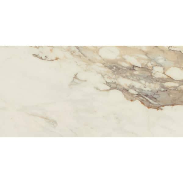 Daltile Panoramic Duet Calacatta Topaz 12 in. x 24 in. Matte