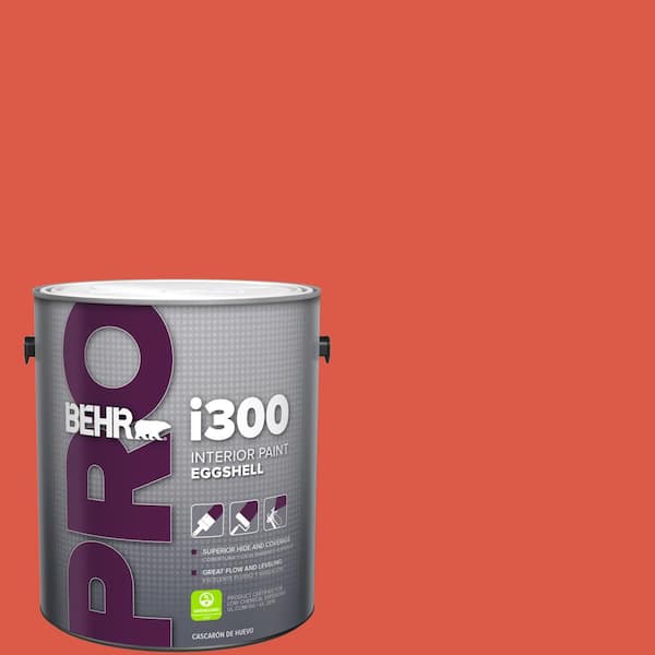 BEHR PRO 1 gal. #T12-7 Red Wire Eggshell Interior Paint