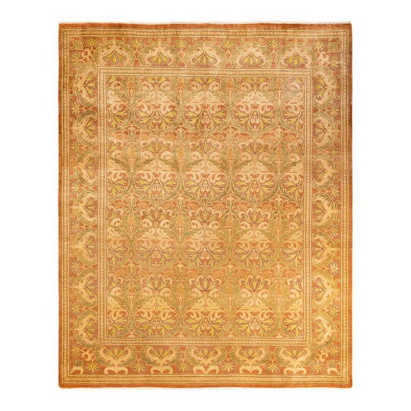 Solo Rugs Eclectic One-of-a-Kind Contemporary Brown 8 ft. 1 in. x 9 ft. 10 in. Oriental Area Rug