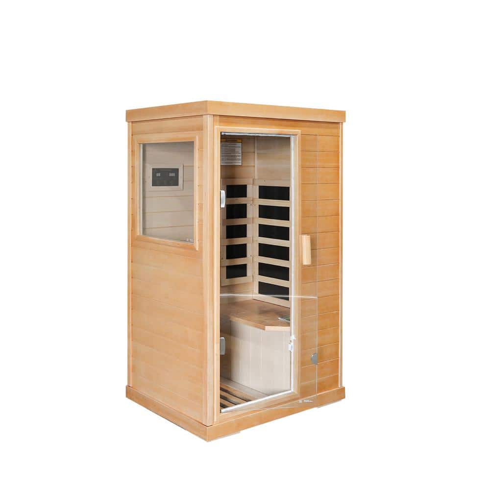 High Quality 1-Person Sauna with 5 Carbon FAR Infrared