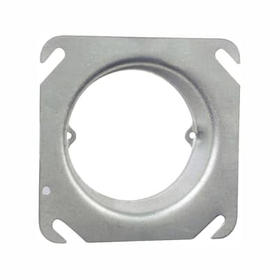 Steel City 4 in. Metal 5.8 cu. in. Square Pre-Galvanized Mud Ring - 1 ...