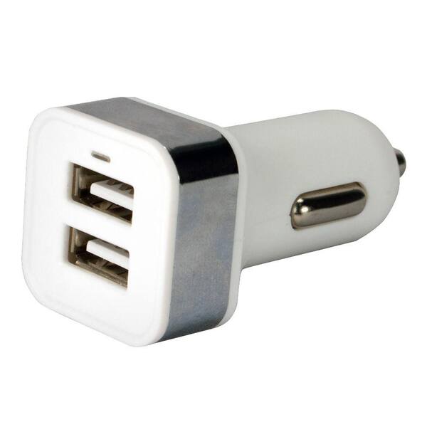 QVS 2-Port 3.1Amp USB Car Charger for Smartphones/Tablets