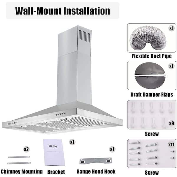 China Customized Wall Mount Range Hood Rear Vent Suppliers, Manufacturers,  Factory - TRUELI