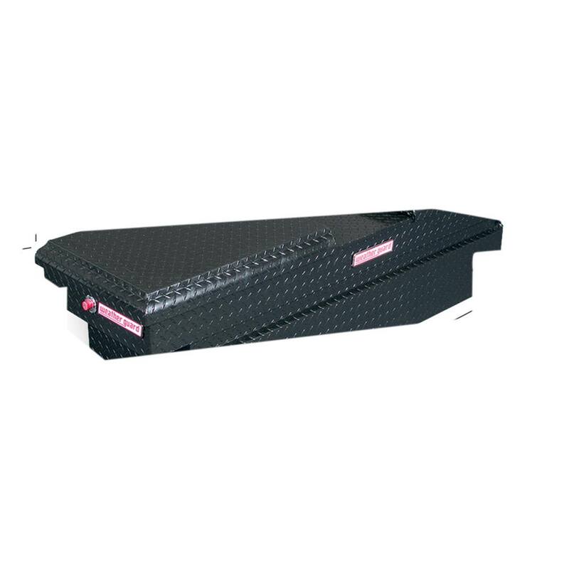 71.5 Matte Black Aluminum Full Size Crossbed Truck Tool Box