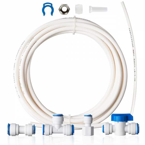 8' Universal Braided Water Line for Icemaker and/or Dispenser - PM08X10008  - Cafe Appliances