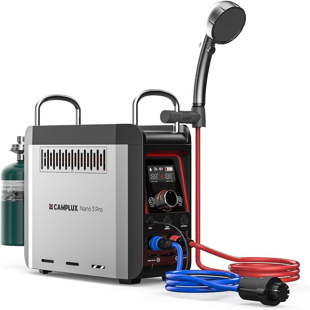 20,500 BTU 0.8 GPM Outdoor 1 lb. Propane Tankless Water Heater W/4000mAh Rechargeable Battery with 1 Year Warranty price history on PriceWatchPro
