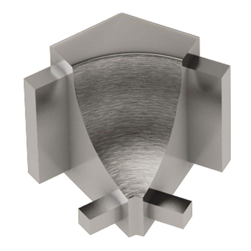 Dilex-AHK Brushed Nickel Anodized Aluminum 1/2 in. x 1 in. Metal 135 Degree Inside Corner price history on PriceWatchPro