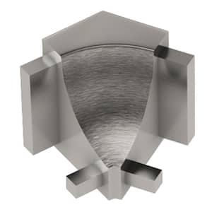 Dilex-AHK Brushed Nickel Anodized Aluminum 1/2 in. x 1 in. Metal 135 Degree Inside Corner