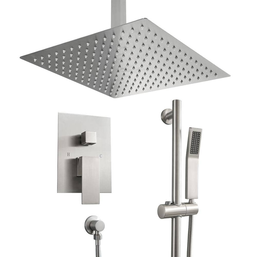 Brushed Nickel Shower Systemnull